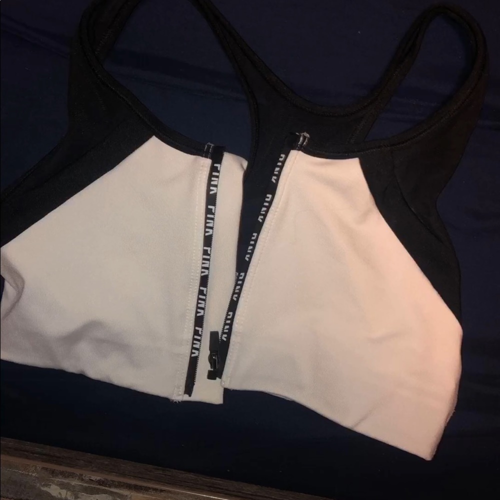 vs zip up sports bra